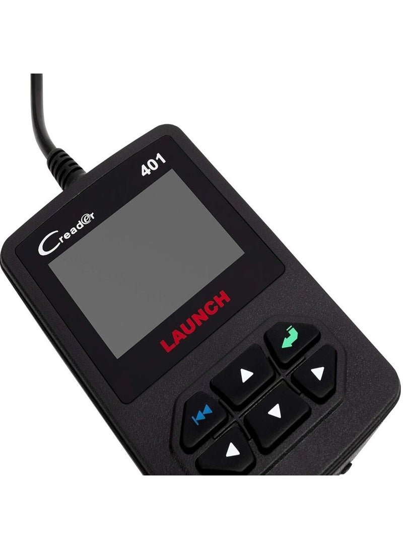 LAUNCH Creader 401 Basic OBD2 Code Reader - Check Engine Light Scanner, Reads/Clears Codes, 2.4" Display - Image 2